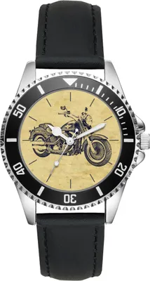 Produktbild von KIESENBERG Herrenuhr Armbanduhr Fat Boy Motorrad Geschenk Fan Artikel Zubehör Fanartikel Analog Quartz Uhr L-20177