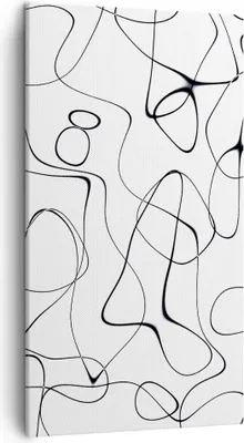Produktbild von Bild auf Leinwand - Leinwandbild - Einteilig - Linie nichts Muster - 45x80cm - Wand Bild - Wanddeko - Wandbilder - Leinwanddruck - Bilder - Wanddekoration - Leinwand bilder - Wandbild - PA45x80-5054