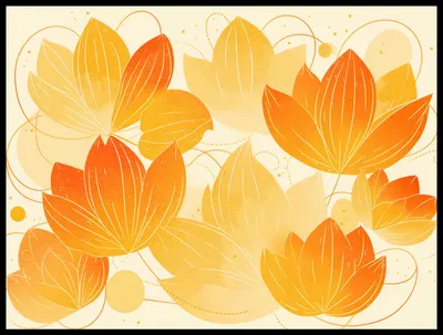 Produktbild von Plakat 80x60cm Herbstvisualisierung