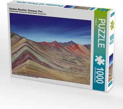 Produktbild von Calvendo Rainbow Mountain, Vinicunca, Peru 1000 Teile Puzzle quer 640x480mm, viaje.ch ©; 7449670