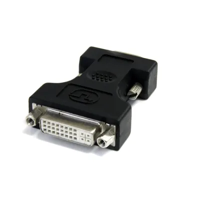 Produktbild von StarTech.com DVI auf VGA Adapter - DVI (Buchse) (29 pin) - VGA (Stecker) (15 pin) - Konverter, VGA, DVI-I, Schwarz