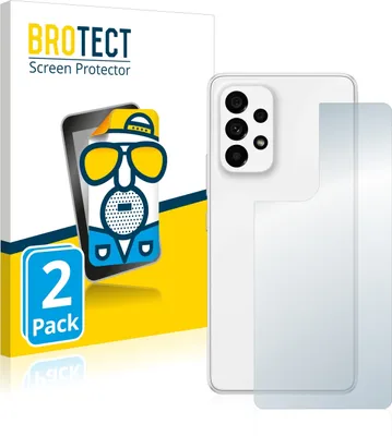 Produktbild von 2x BROTECT Schutzfolie für Samsung Galaxy A53 5G (Rückseite) Displayschutz Displayschutzfolie Folie Matt Entspiegelungsfolie