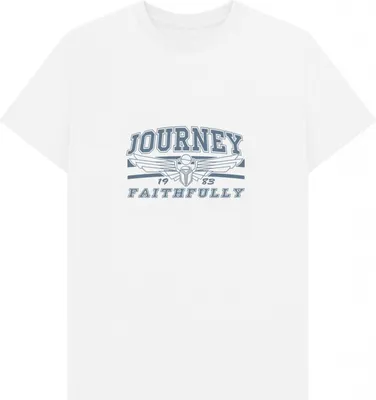 Produktbild von Journey - "Faithfully" T-Shirt für Herren/Damen Uni PN1421 (XXL) (Weiß)