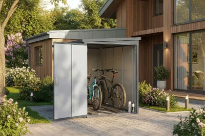 Zdjęcie produktu dla Bikebox, antracytowy Szer. x Gł. x Wys. 120 x 202