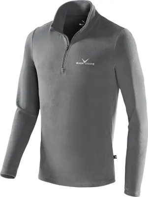 Produktbild von BLACK CREVICE - Herren Fleece Pullover > 170g/m2 | Farbe: Grau | Größe: XL