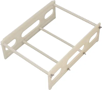 Image de Support de séchage pour disques vinyles Plastique ABS Support de stockage de disques de grande capacité Design en dents de scie