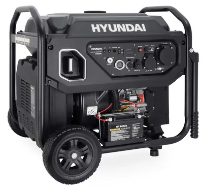 Produktbild von HYUNDAI Benzin Stromerzeuger HY8000iE – 8.0 kW Inverter Generator mit ATS-Anschluss, E-START, Fernbedienung – ideal für Baustelle und als Notstromaggregat