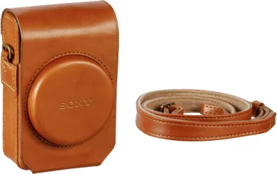 Immagine prodotto di Sony LCS-RXG - Borsa per fotocamera - pelle - marrone - per Cyber-shot DSC-HX80, DSC-HX90, DSC-HX90V, DSC-RX100, DSC-WX500, DSC-WX700