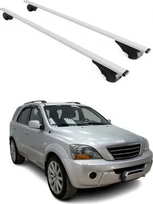 Zdjęcie produktu dla Bagażnik dachowy do Kia Sorento 2002-2009 Bagażnik bazowy metalowy srebrny 2szt