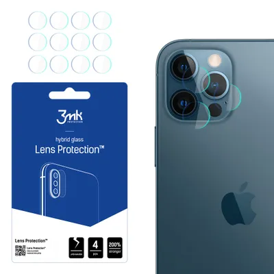 Obrázok produktu pre 3mk - Lens Protection (4 ks) ochranné sklo objektívu na iPhone 12 Pro – priehľadné