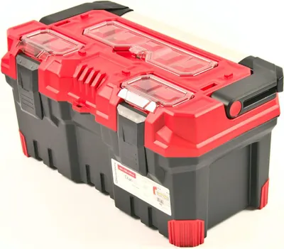 Produktbild von Titan Plus Werkzeugkoffer de, staub- und feuchtigkeitsbeständig, komfortabler Griff, 496 x 258 x 240 mm
