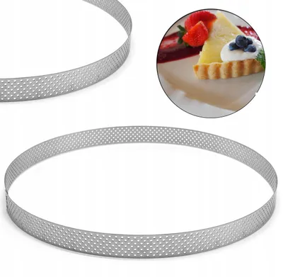 Produktbild von Kuchpol Runde Tartform mit Rand Ø 24cm perforiert