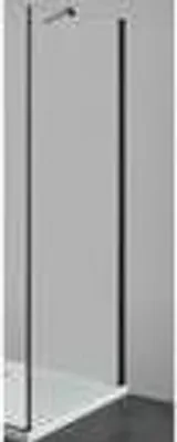 Produktbild von Elite Black Duschelement für Eckdusche, 88-89,5x195 cm, Mattschwarz, 6mm ESG, Reversibel