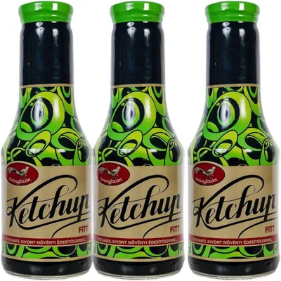 Produktbild von Aranyfácán Ungarische Ketchup mit Stevia – Ohne Zuckerzusatz – Glutenfrei – 3x510 g Glasflasche