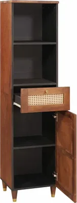 Produktbild von vidaXL Sideboard mit Regal Braun 38 x 33,5 x 160 cm Massivholz Mango