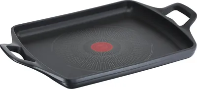 Produktbild von Tefal E24998, Rechteckig, Schwarz, Aluminium-Guss, Titan, Keramik, Gas, Halogen, Induktion, Versiegelte Platte, 250 °C