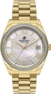 Produktbild von Damenarmbanduhr BEVERLY HILLS BP3592C.120 in Gold Fashion als Geschenk.