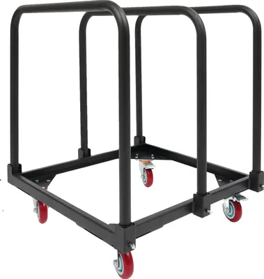Produktbild von Panelwagen, robuste Bauweise, einfache Mobilität, schwarz
