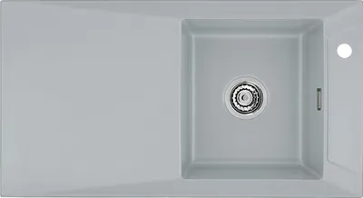 Produktbild von Spüle KeraDomo SIRO 90 Titan mit Handbetätigung
