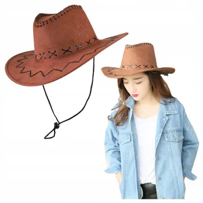 Obrázek produktu pro PartyPal Kovbojský klobouk Šerif Halloween Western Uni