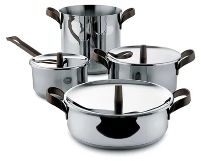 Image de Alessi - Edo Set de casseroles, inox, 7 pcs.