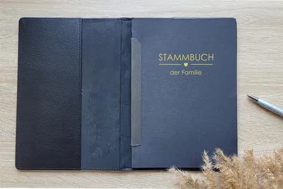 Produktbild von Familienstammbuch, Stammbuch A5 Eukalyptus Stammbuch der Familie, für Hochzeit