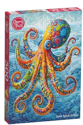 Produktbild von Puzzle 500 elementów. Plusk, plusk, ośmiornica 20234