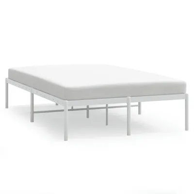 Zdjęcie produktu dla vidaXL Rama łóżka metalowa biała 120x200 cm