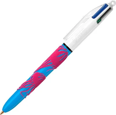 Obrázok produktu pre BIC 4 Colours, Multifunkčné guľôčkové pero, Viacfarebný, 12 kusov, Stredná