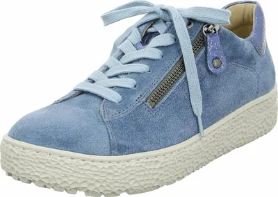 Produktbild von Hartjes Damen Sneaker Blau mit seitlichem Reißverschluss und bequemer Passform