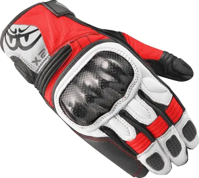 Immagine prodotto di Guanti da moto Berik LDX da donna, nero/bianco/rosso, XS