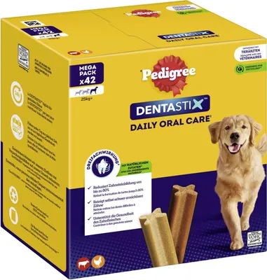 Produktbild von Pedigree Dentastix Adult Daily Oral Care Hundesnack 42 Stück