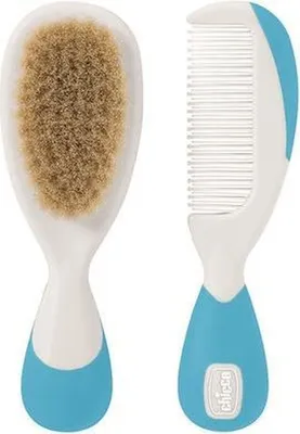 Produktbild von Kamm und Bürste Chicco 0 Monate Blau