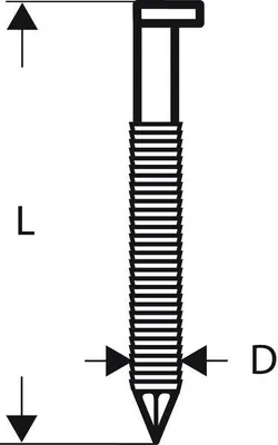 Produktbild von PRO SN34CH, R Streifennagel, 34° mit abgeschnittenem Kopf, 75R