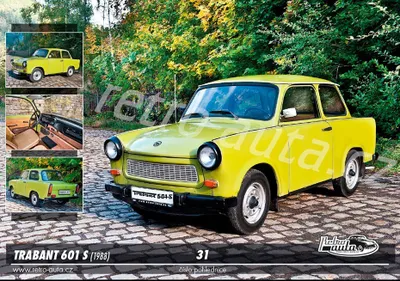 Obrázek produktu pro Pohlednice č. 31 - TRABANT 601 S (1988)
