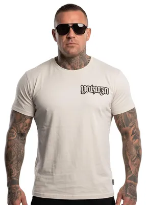 Produktbild von Yakuza Herren Blacks Regular Basic T-Shirt, Snow White, 5XL
