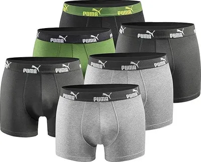 Produktbild von Puma Herren Boxershorts 6er-Pack - 701218254, Farbe:Black Combo, Textil:M