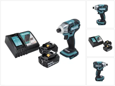 Produktbild von Makita DTS 141 RT Akku Impulsschrauber 18 V 40 Nm 1/4" Brushless + 2x Akku 5,0 Ah + Ladegerät