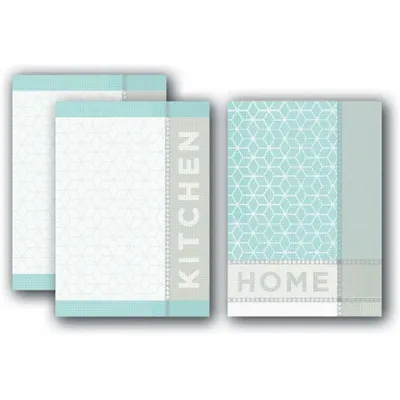 Productafbeelding van Dyckhoff 0299799400 Dyckhoff Geschirrtücher Home & Kitchen türkis 50,0 x 70,0 cm, 3 St.
