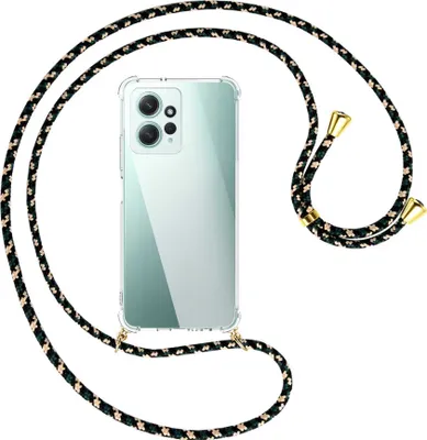 Produktbild von Handykette Backcover-Schutzhülle mit Band (Metall goldfarben) für Xiaomi Redmi Note 12 4G (6.67'') - camouflage