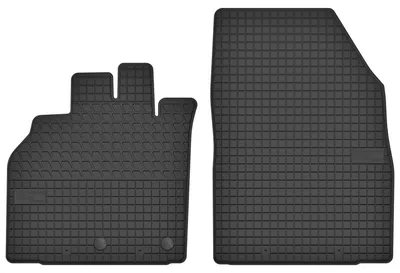 Image de Tapis avant en caoutchouc pour Renault Scenic III 2009-2016 (monospace) – 2 pièces, noirs, sur mesure