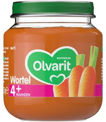 Productafbeelding van Olvarit Wortel 4M75 (125 gr)