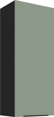 Produktbild von LUNARA Küchenoberschrank – Breite 45 cm, grün/schwarz