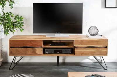 Produktbild von LIVING EDGE Massives TV-Board 160cm Akazienholz Natur finishSitheim®
