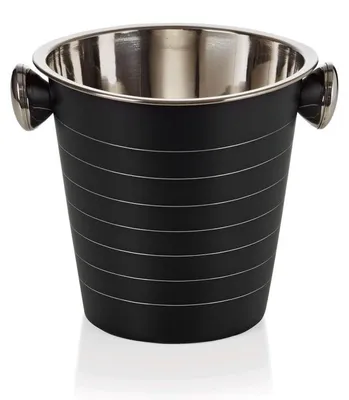 Produktbild von 6x Flaschenkühler 4,5 l pulverbeschichtet, schwarz, Chromnickelstahl