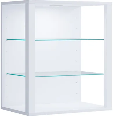 Produktbild von GlasolSW Vitrinenschrank wandhängend weiß.