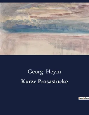 Produktbild von Kurze Prosastücke