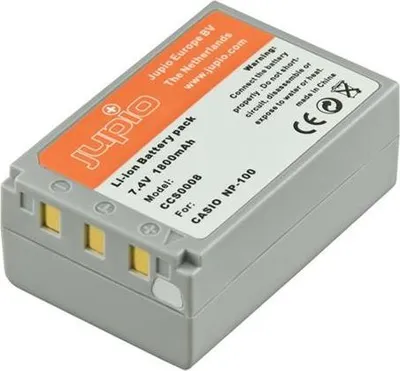Produktbild von Jupio NP-100 pro Casio 1800 mAh Batterien