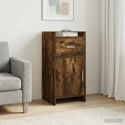 Immagine prodotto di Credenza vidaXL in rovere affumicato 40 x 36 x 80 cm in materiale derivato dal legno