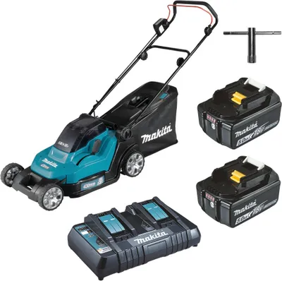 Produktbild von Makita DLM432PT2 Akku-Rasenmäher